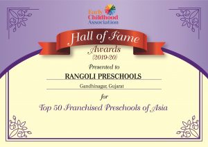ECA Rangoli Preschool Top 50 Franchised Preschool of Asia